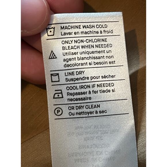 Vince skirt Buckle Wrap tan size 14 - Picture 8 of 10